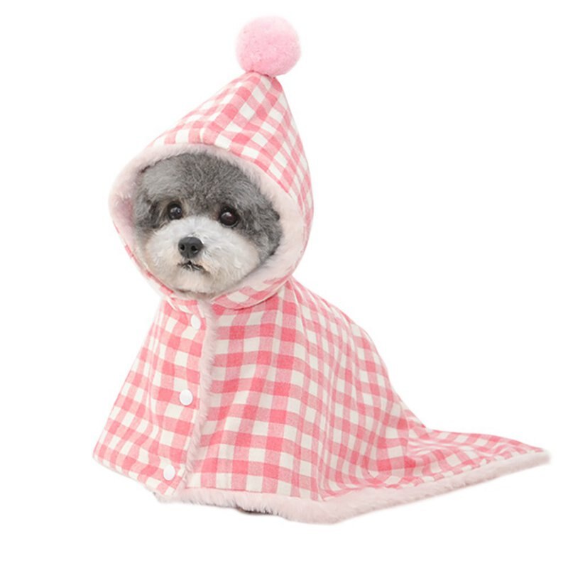 Capa de manta de invierno para mascotas, forro polar cálido para dormir, pijamas, ropa para perros pequeños y medianos, chaqueta, camisón, abrigo: b / S