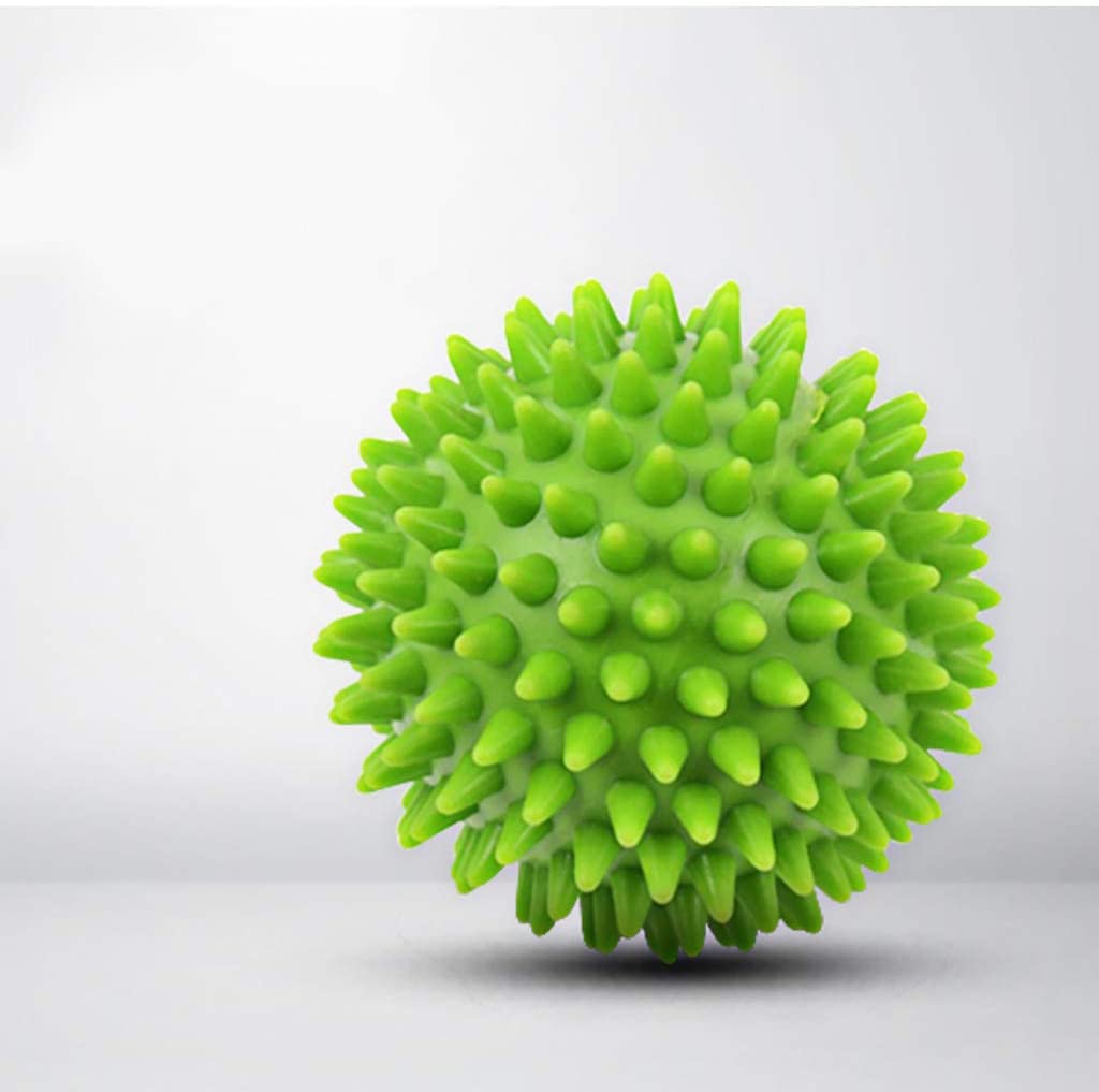 PVC Peanut Spiky Ball Massage Acupoint Grip Ball Pointed Nail Fascia Yoga Ball Fitness Ball Inflatable Hedgehog Ball: Purple