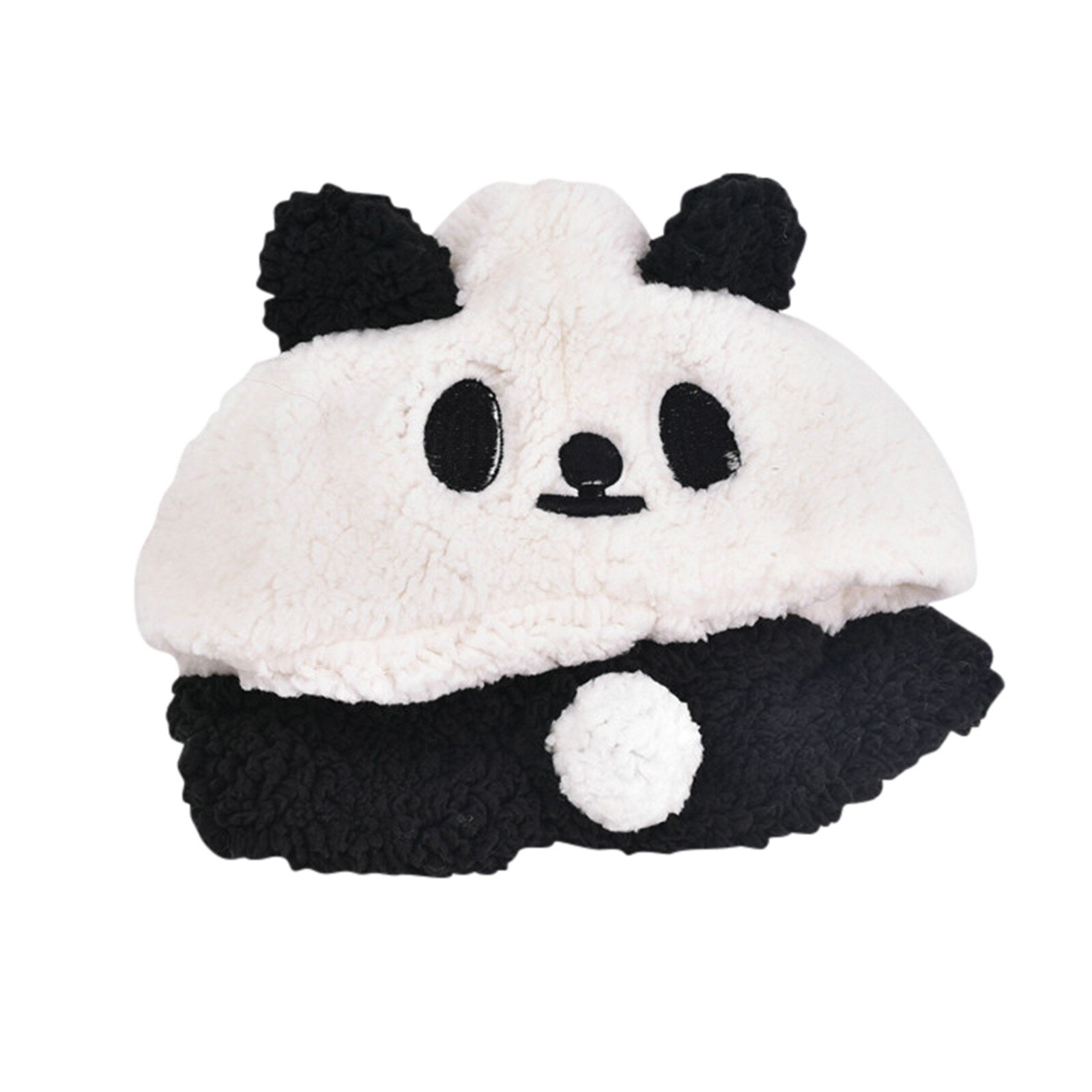 Peuter Meisje & Jongen Baby Beanie Haarbal Cap Verdikte Sjaal Warm Winddicht Oor Masker Gorro Cartoon Harige Beer Winter Haak hoed