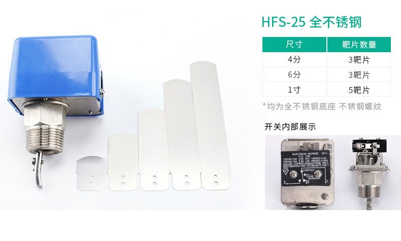 Iron base brass thread Flowmeter water flow switch stainless steel base and thread induction target flow sensor