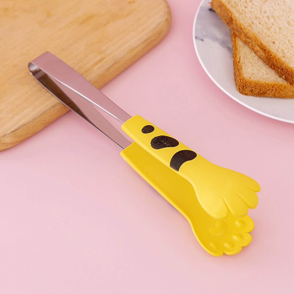 Stainless Steel Cooking Tongs Kitchen Tongs Non-Slip Food Tongs BBQ Tongs