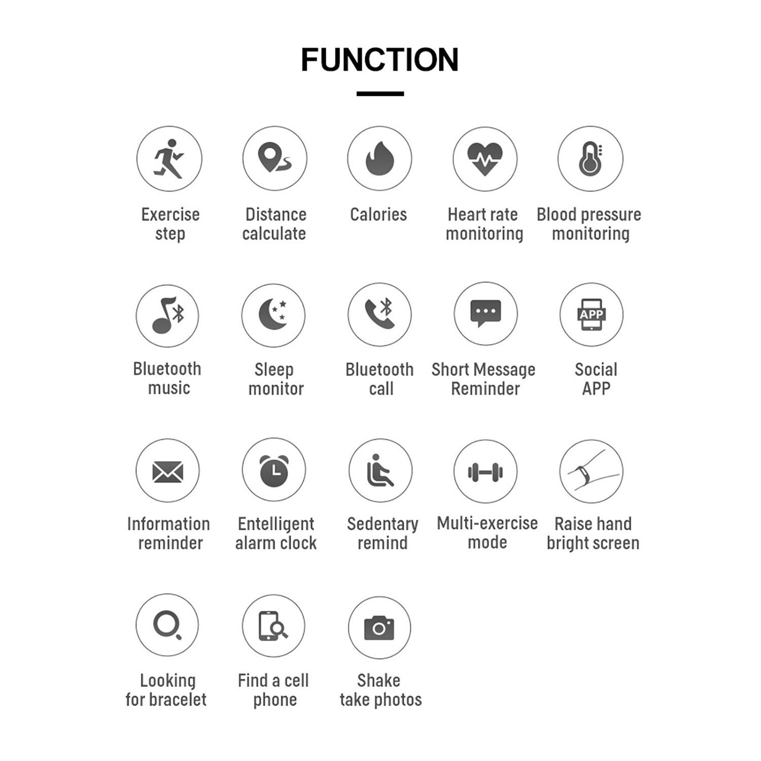 Montre connectée T500 avec appels et musique, moniteur de fréquence cardiaque, de pression artérielle et d'oxygène dans le sang, mesure les pas, commerce extérieur