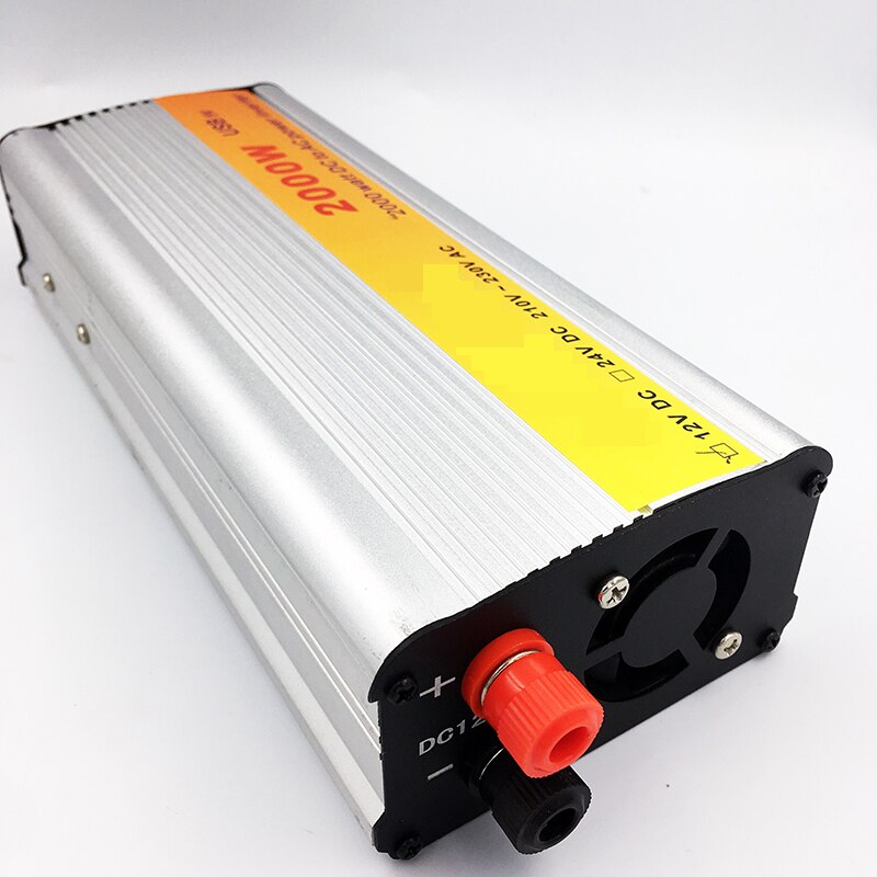 2000W Car Inverter DC 12 V to AC 220 V Power Inverter Charger Transformer Vehicle Power Inverter Power Switch