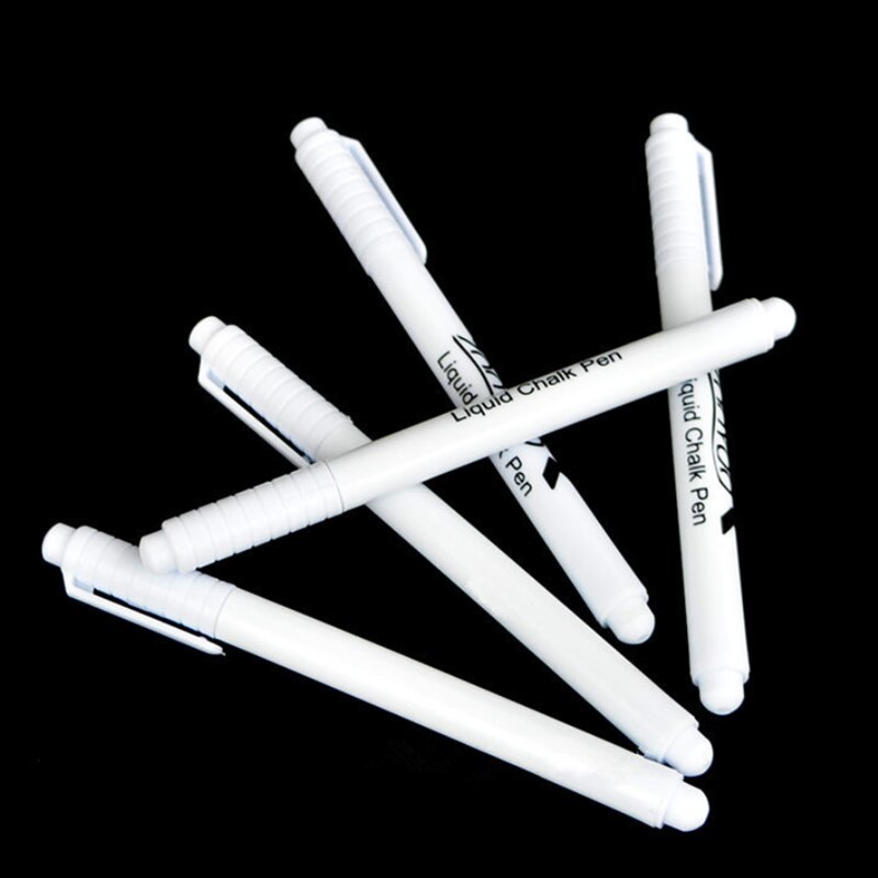4/3/2/1 Pcs White Liquid Chalk Pen Marker Glass Windows Blackboard Stickers Liquid Ink Pen Used on Chalkboard Window White Pen