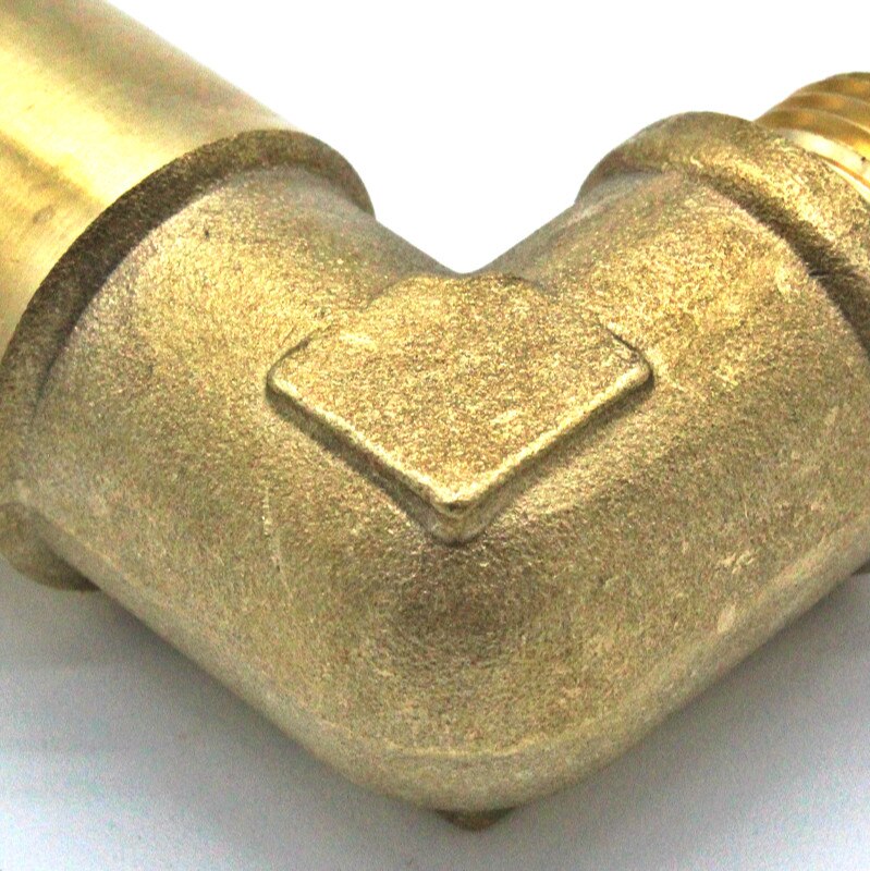 TAKPART 90 Angled Lambda O2 Oxygen Sensor Extender Spacer for Decat Hydrogen Brass M18x1.5
