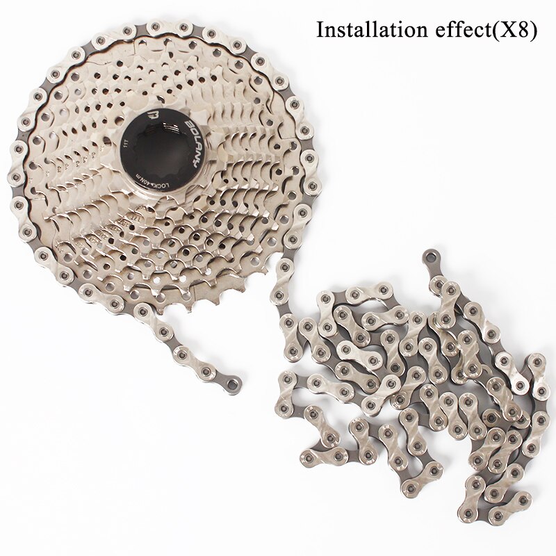 KMC MTB Bike Chains 8 9 10 11 Speed ketting Dubbele "X" Half 116/118 Links Fietsen Mountain Fiets chain Past Shimano SRAM Casstte