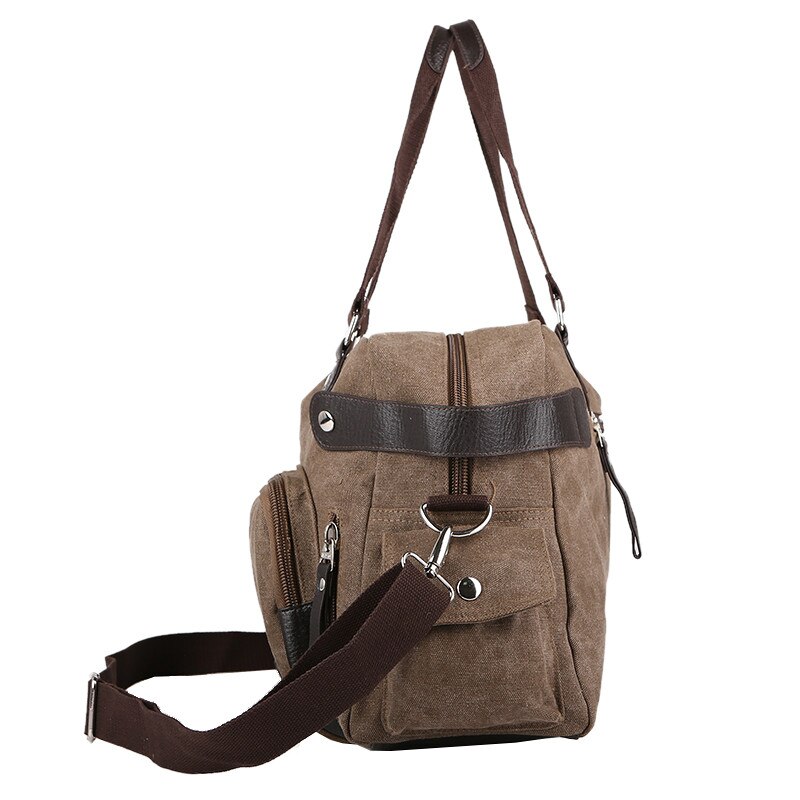 MANJH Canvas Men's Handbags Casual Cross Section Single Shoulder Bag Brand Inclined Shoulder Bag M005