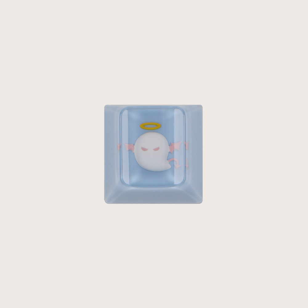 DOMIKEY Zero-G Studio Cherry Profile Keycaps For Mechanical Keyboard Double-Shot Triple-Shot PBT Keycap For GH60 GK64 RK87: Blue