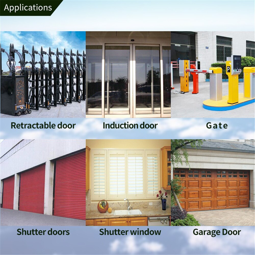 Kebidu Mini Garage Door Remote Control 433mhz gate control rolling code remote control duplicator clone Garage Command Opener