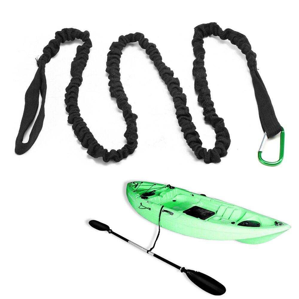 Kajak Kano Boot Peddel Leash Met Karabijnhaak Clip Paddle Veiligheid Lanyard Staaf Houder Kajak Accessoires