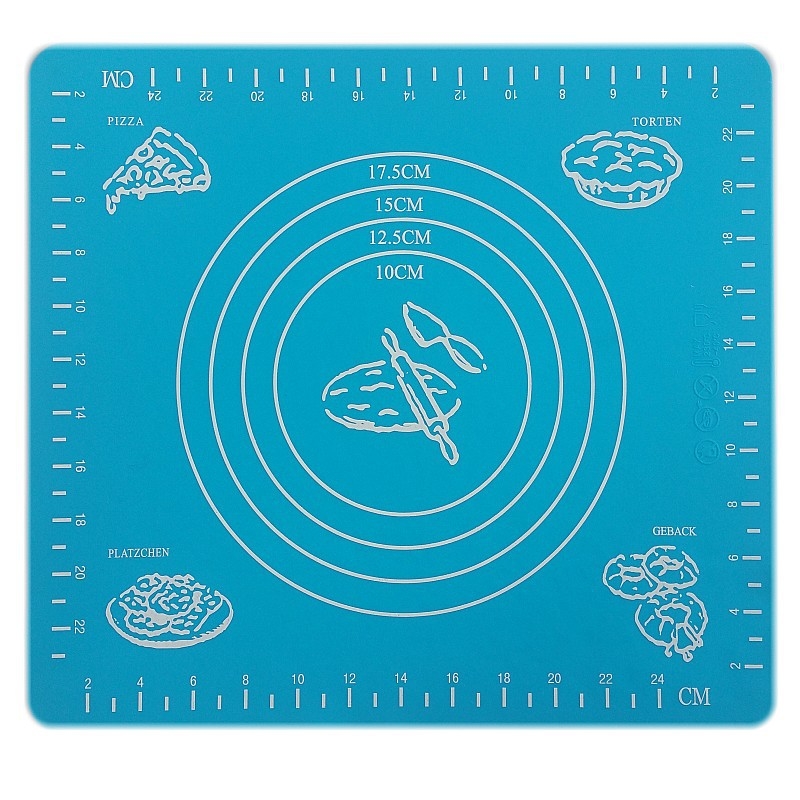 29*26cm non-stick silikonemåtte kagepander silikonepuder bordplade fondant grillplader madlavning køkkenredskaber