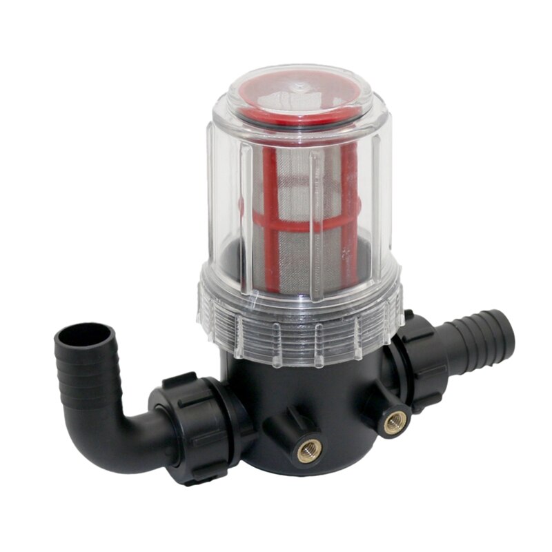 20MM 50 Mesh Stainless Steel Large Flow Visible Filter Transparent Water Pipe Pre-Filter Garden Irrigation Agriculture Tool