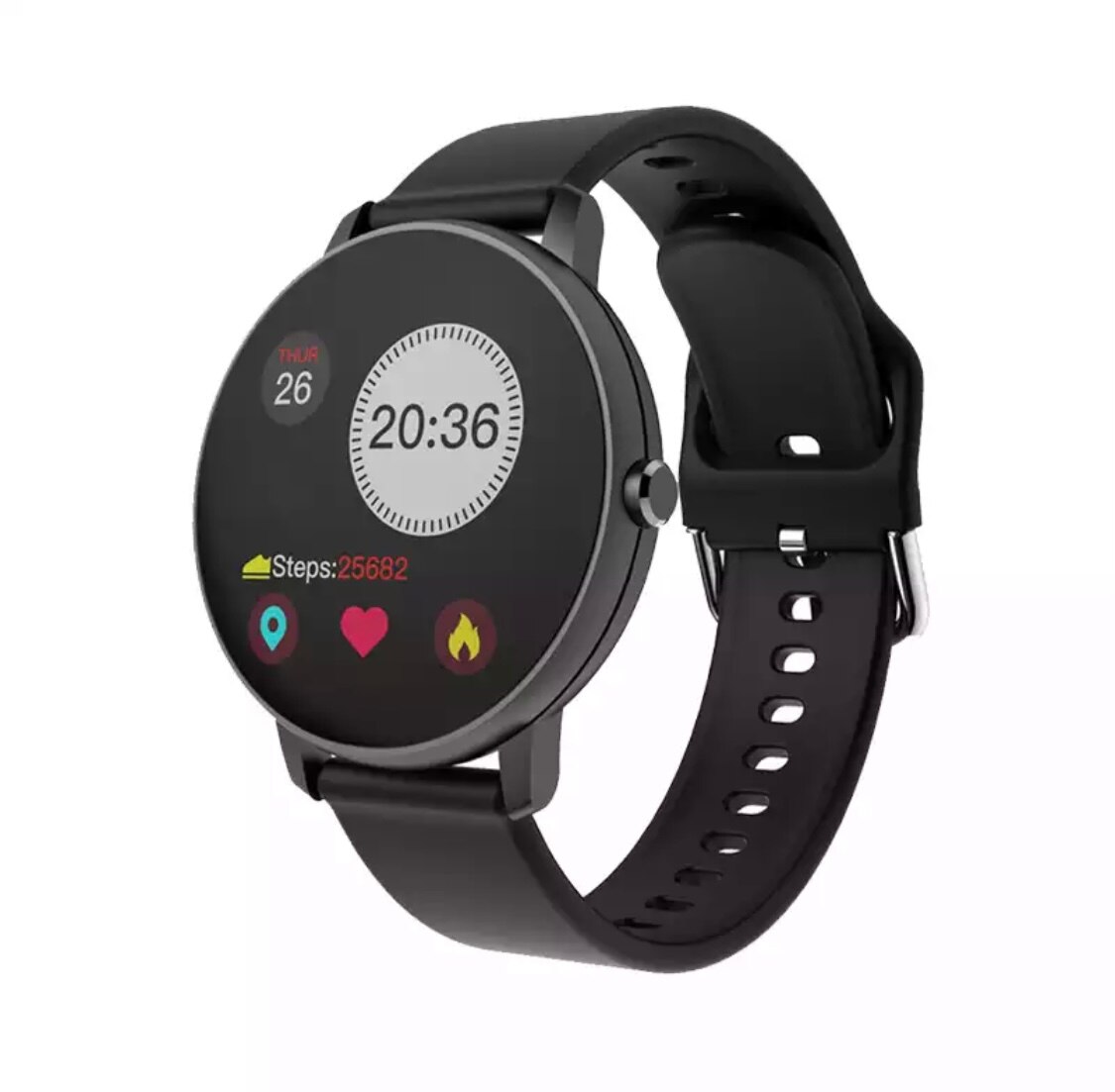 Smartwatch,reloj inteligente,unisex,control bluetooh,llamadas,mensajes,redes sociales,deporte,ritmo cardiaco etc etc: World Black