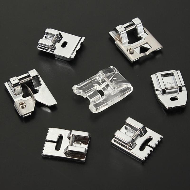 32pcs Domestic Sewing Machine Foot Presser Foot Feet for Sewing Machines Feet Kit Set With Box For Brother Singer Janome