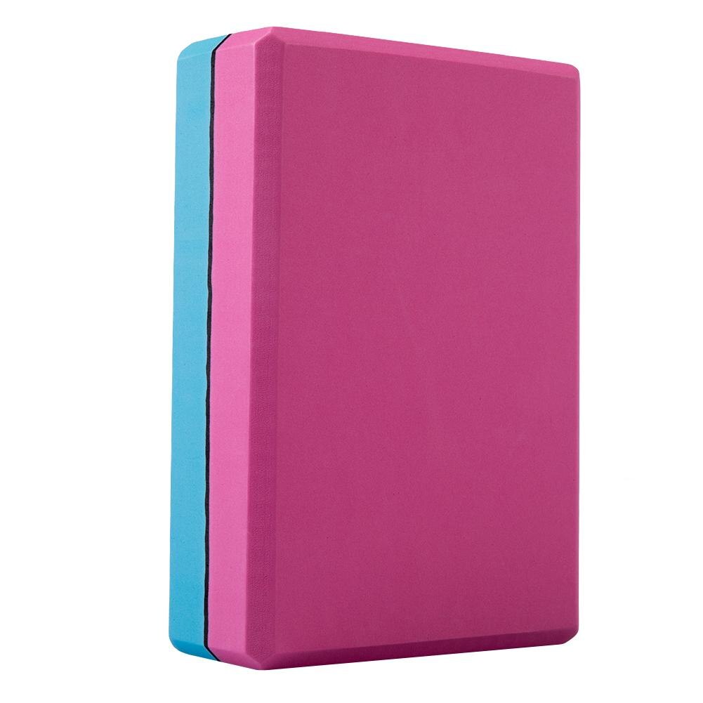 EVA Yoga Block Waterproof Pilates Yoga Brick Sports Anti-slip Foam Block Exercise Aid Prop Health Training for women: Pink