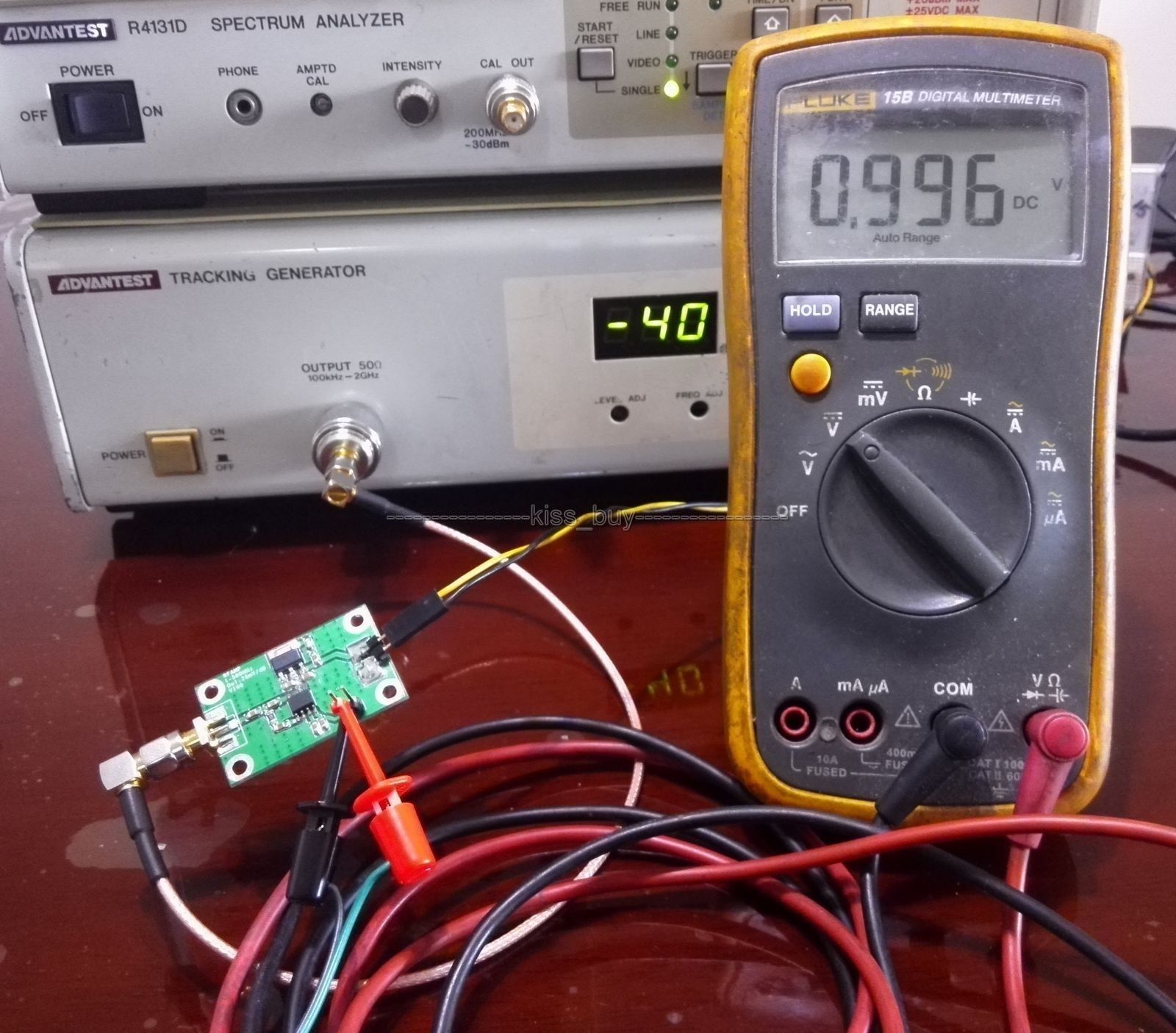 RF Power Meter HF UHF Signal 1-500Mhz -74dbm to +18dBm Logarithmic Detect