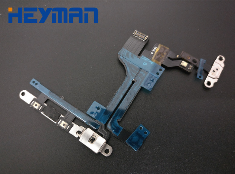 Knop Flex Kabel Voor Apple iPhone 5C Knop Aan Uit Ribbon Assembly Mute Volume Switch Connector Lint Vervanging