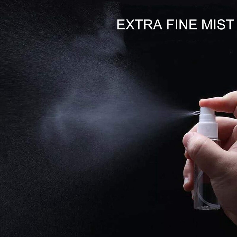 36 stk 30ml/1oz mini fin tåge sprayflasker genopfyldelige flasker små tomme klare plastik rejsestørrelse flasker