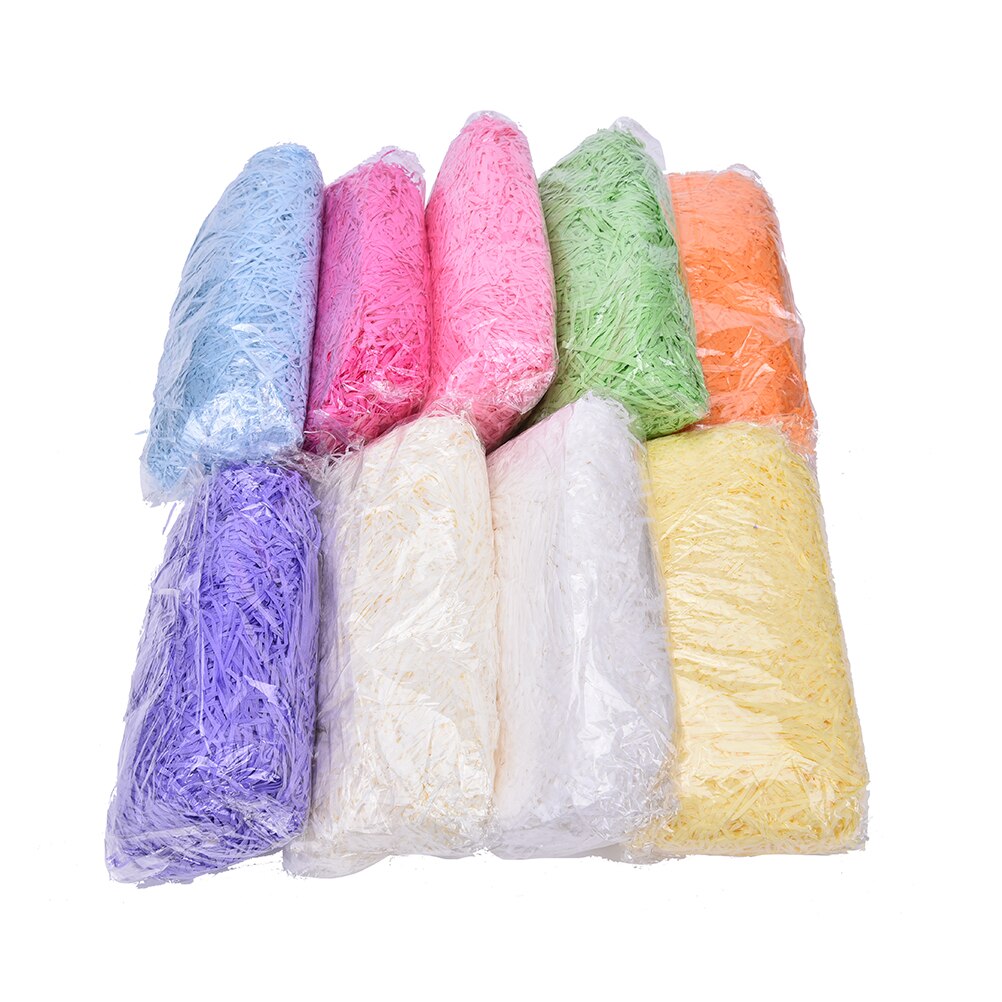 100g/Pack Shredded Tissue Paper For Bags Wedding boxes Hamper Baker Filler Packaging Craft Paper DIY Material