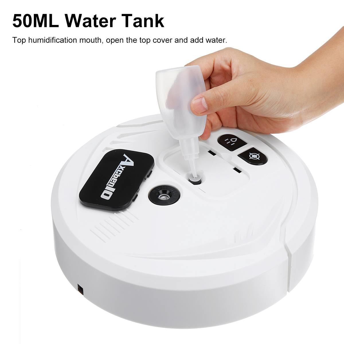 3-in-1 UV Disinfection Smart Vacuum Cleaner Sweeping Mopping Robot Auto Dust Sterilize With Spray Tunction USB Rechargeable