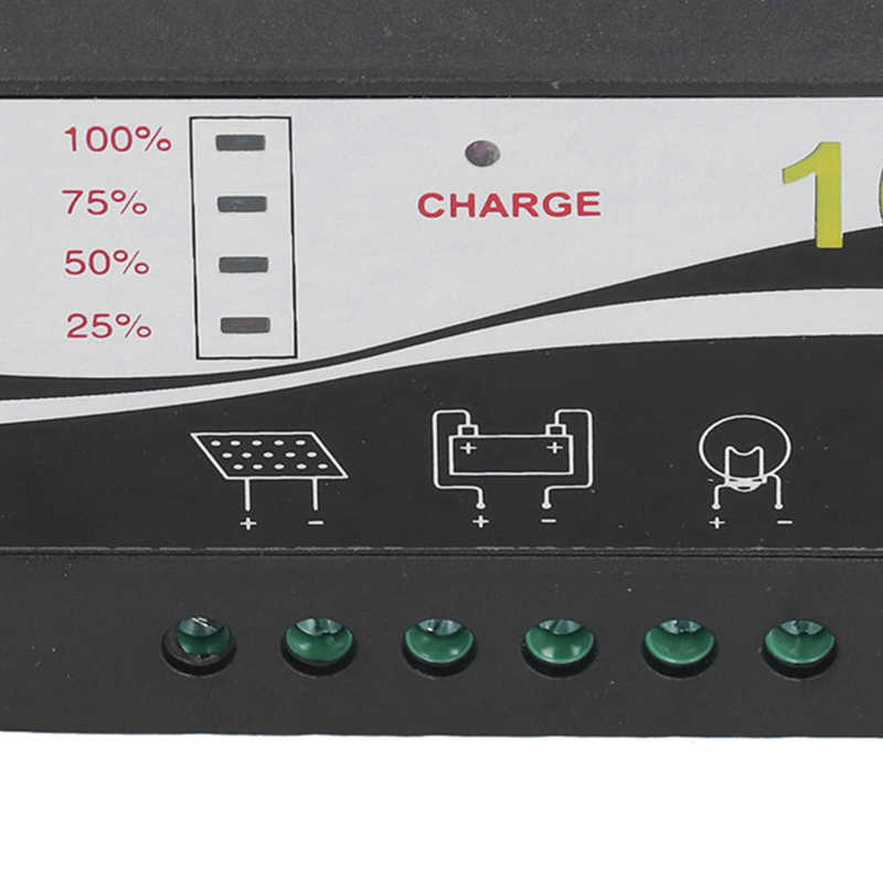 Solar Charge Controller Regulator Durable ABS Housing Solar Panel Charger Discharge Regulator 12V 24V Solar Panel Regulator