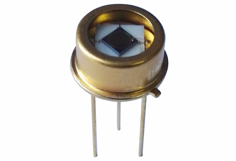 200-1100nm 3.2mm UV-enhanced silicon photodetector diode low dark current