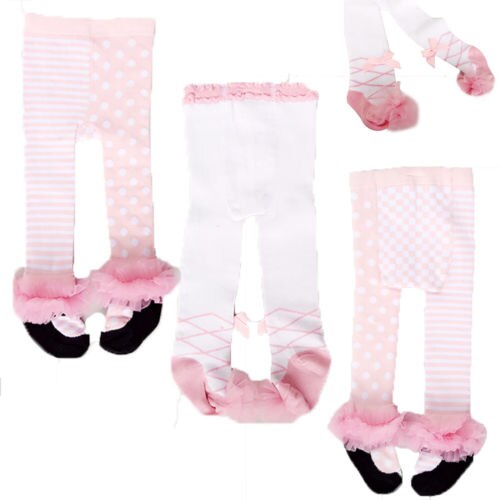 Pudcoco-collant à volants pour petits enfants | Collants en coton, pour petits garçons et garçons, pantalons chauds à fleurs rayés