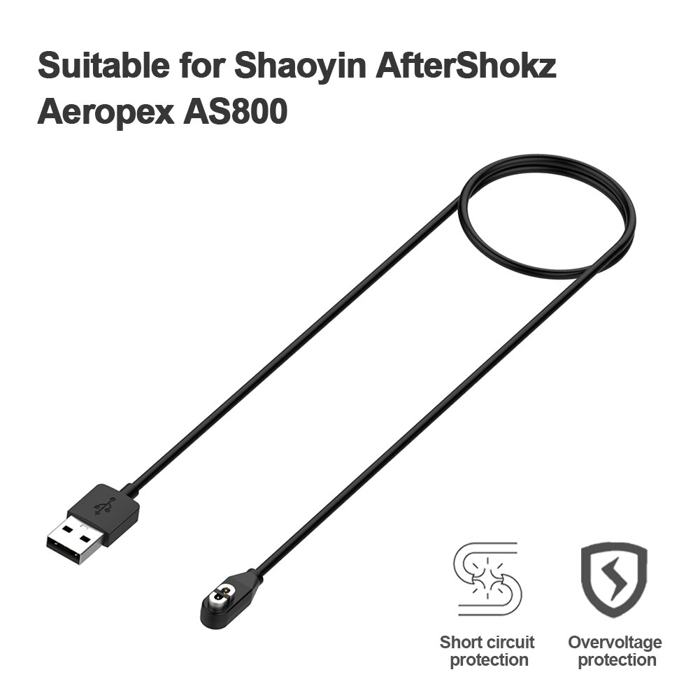 Replacement 5V Charging Cable for AfterShokz Aeropex AS800 / OpenComm ASC100SG Bone Conduction Headphones Charger Accessories