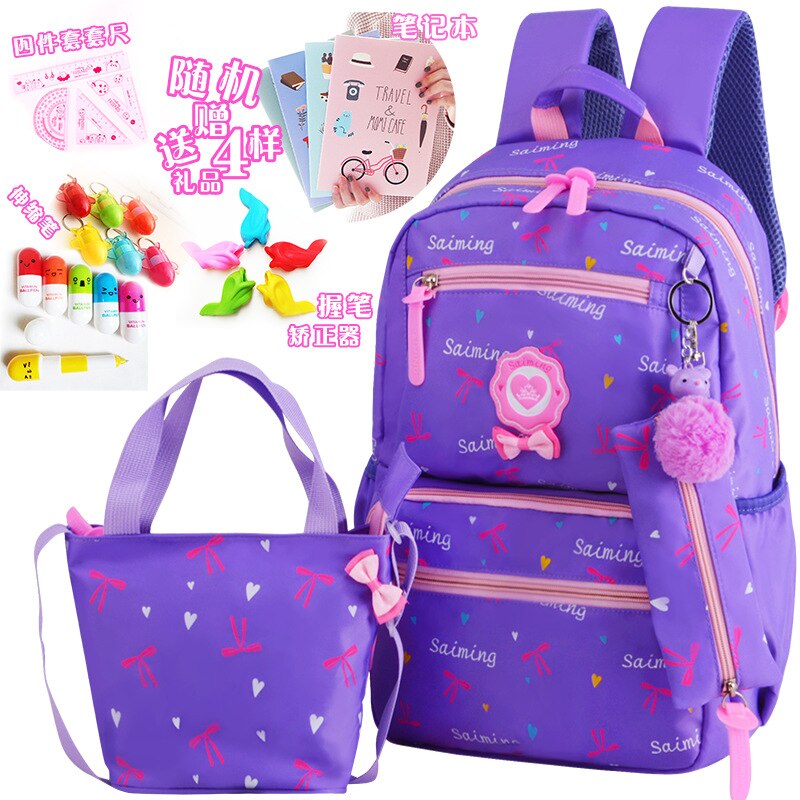 Children printing backpack School backpacks set Girls School Bags Waterproof Backpacks Kids Satchel Schoolbags mochila escolar: 34