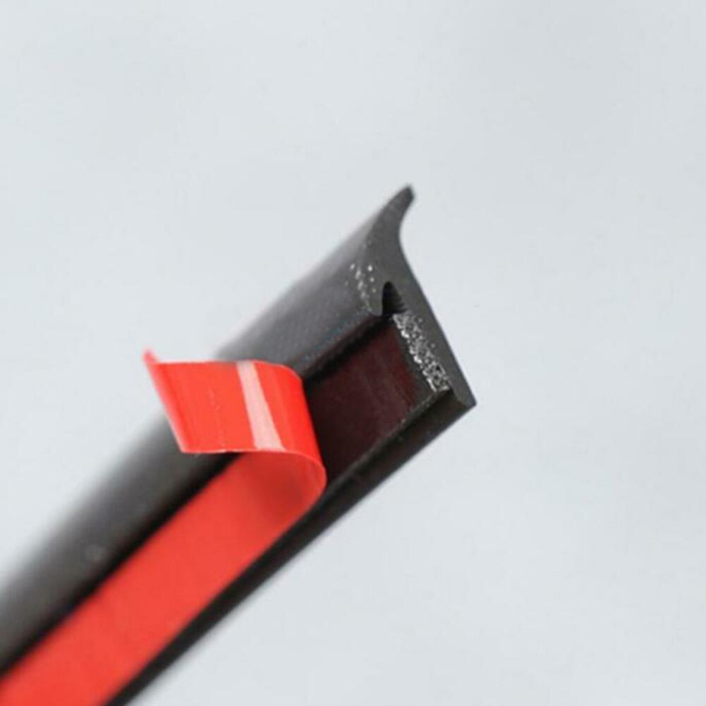 Spill Seal Sealing Strip Slit Sided Tape 5M Car Rubber T-Shaped Weatherproof