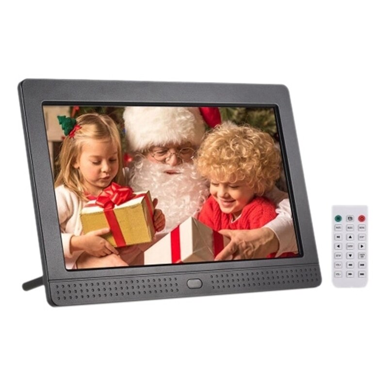 7 Inch LED Digital Photo Frame - 1280x800 HD IPS Display - Music, Video, Alarm Clock