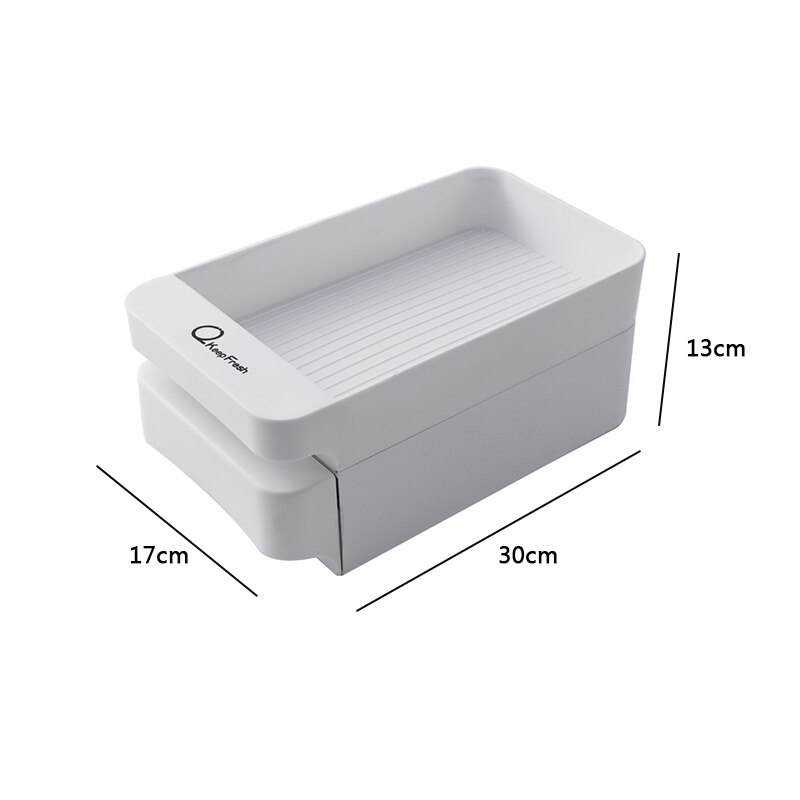 Stackable Fridge Fruit Vegetable Storage Box Household Kitchen Egg Holder Refrigerator Organizer