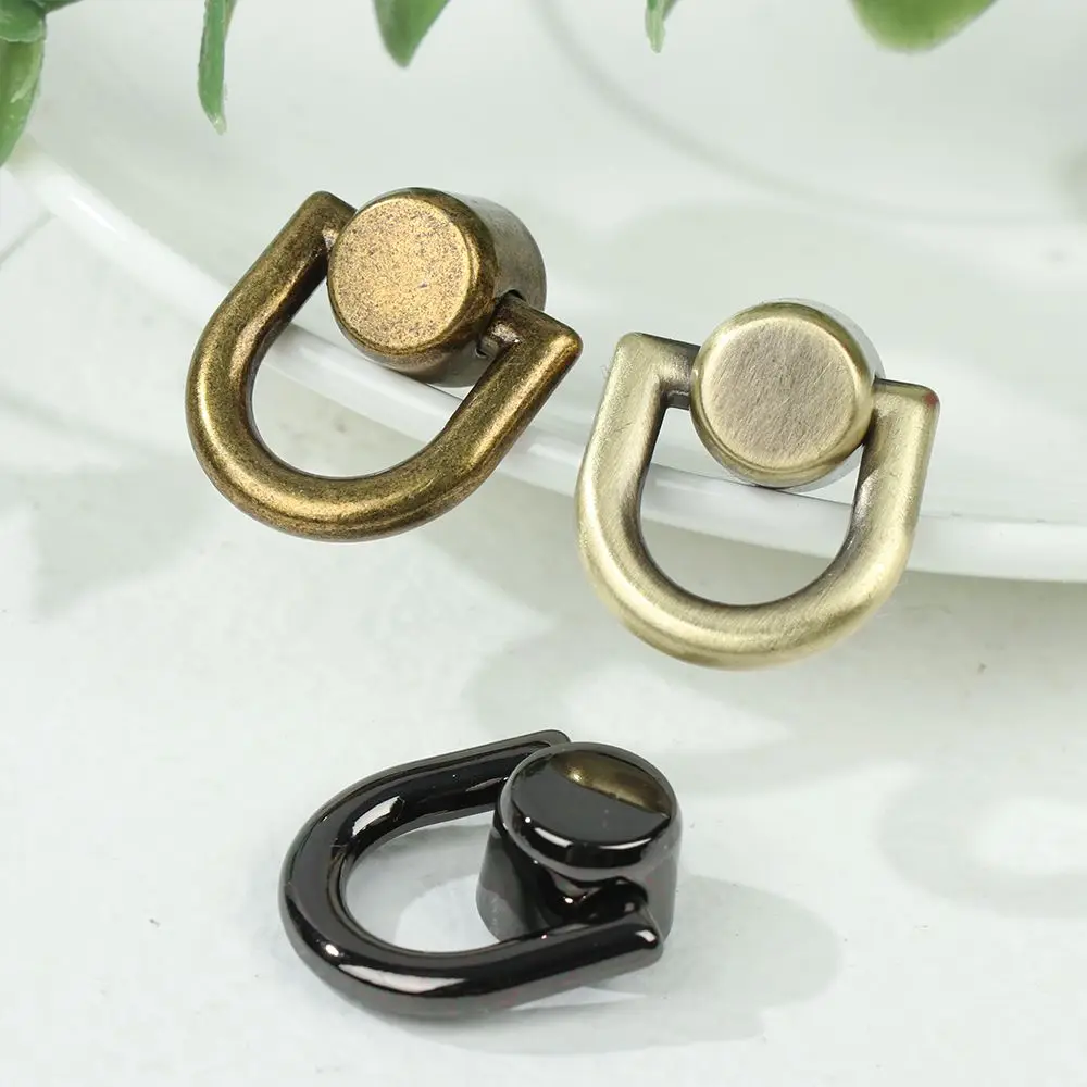 4 Stücke Metall Tasche Niet Nagel Schnalle Nieten Knopf Handtasche Gürtel Aufhänger Leder Handwerk Gepäck Tasche Schnalle Tong schnappen Hardware- Zubehör