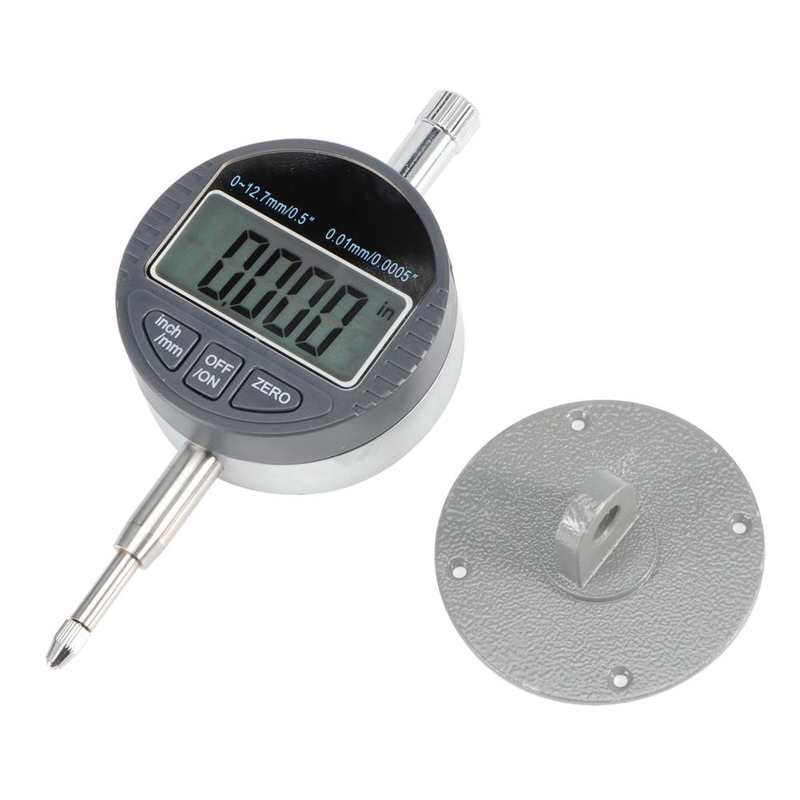 0-12.7mm Meetklok Digital Probe Dial Indicator Test Gauge Electronic Depth Measurement Probe LCD Display Industry Manual Tools