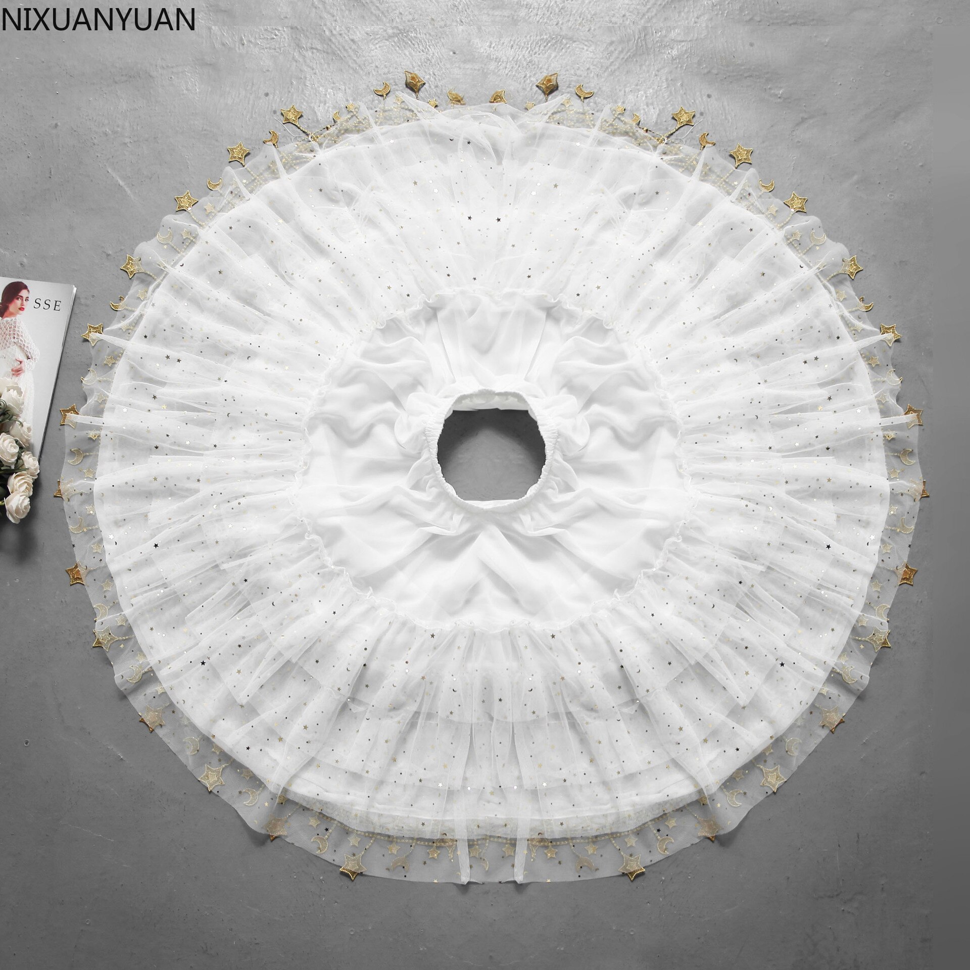 Lolita Petticoat Bridal Petticoat Cosplay Party Prom Dress Short Underskirt Tulle Crinolina Petticoat Puffy Skirt