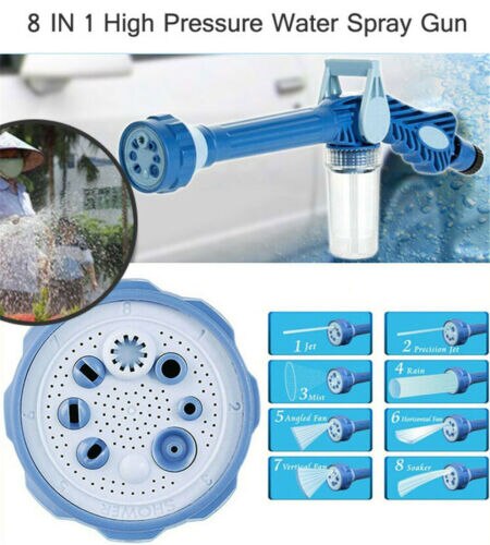 Hochdruck Wasser Energie Blaster 8 in 1 Spritzpist... Grandado