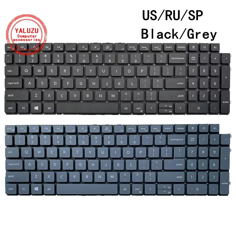 US/RU/SP Laptop Keyboard For Dell Inspiron 15 3525 3520 3511 3515 5501 5502 5505 5510 5518 5511 5515 7500 7501 7510/16 7610
