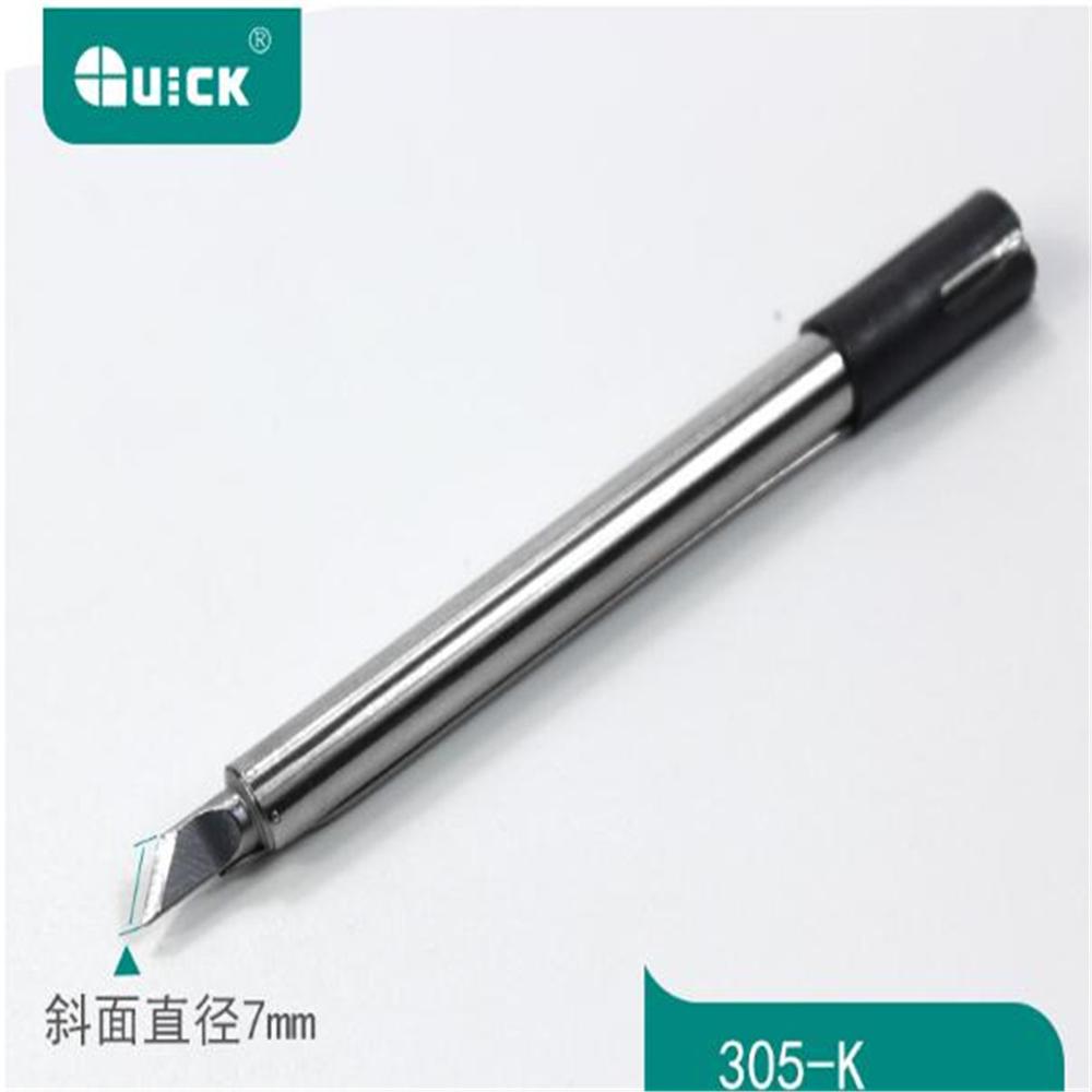 Original Product QUICK303D Lead-Free Soldering Station Soldering Tips 305-K, 305-SK, 305-2C, 305-3C, 305-I, 305-J, 305-2.4D, Tip: WHITE