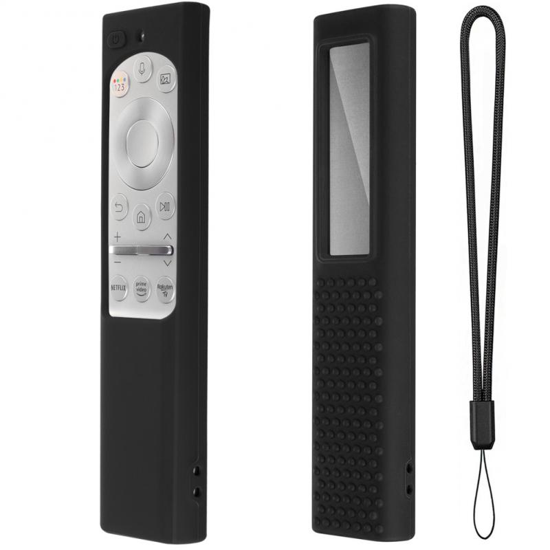 Suitable For Samsung TV TV Solar Charging Remote Control Protective Cover BN59 Silicone Covers Remote Control Cases: 01