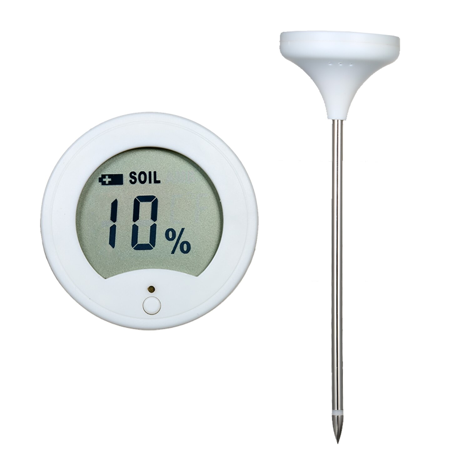 Soil Moisture Tester LCD Digital Soil Tester Soil Moisture Meter with 5-inch Probe Portable Soil Hygrometer