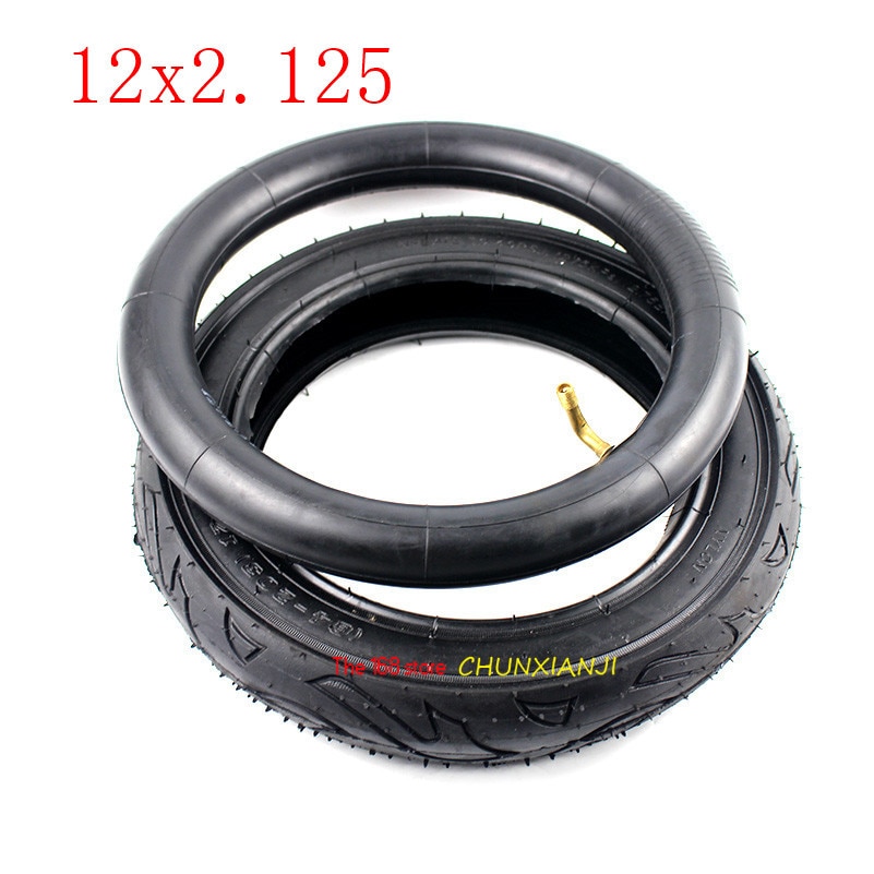 Cykelvagn urban elskoter däcksats 12 x 2.125 däck innerslang 12*2.125