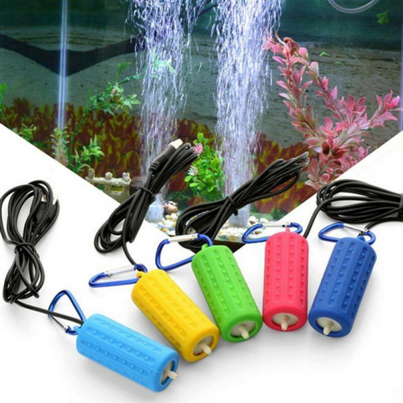 Aquarium Fish Tank Draagbare Usb Mini Zuurstof Luchtpomp Mute Energiebesparende Levert Luchtpomp Aquarium Aquatic Pet Supplie