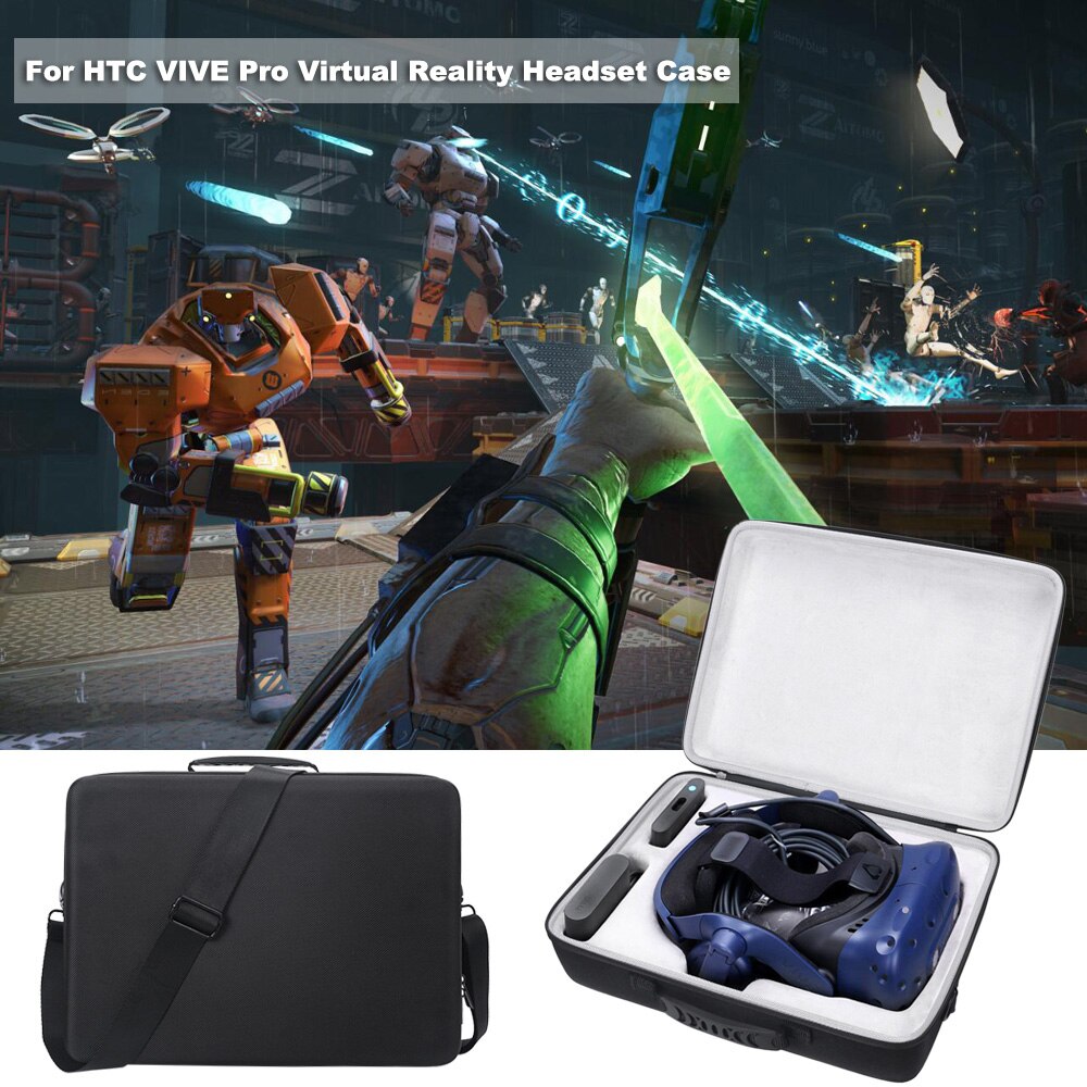 ¡Novedad de ! caja de transporte rígida para viaje, estuche para HTC VIVE Pro VR, auriculares de realidad Virtual-Bolsa de almacenaje de transporte