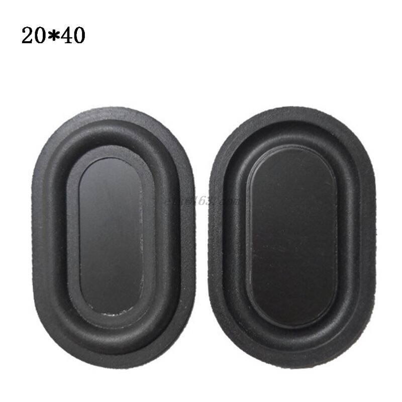 2PCS Owalne Płyty Wibracyjne Guma - Pasywne Radiatory: A