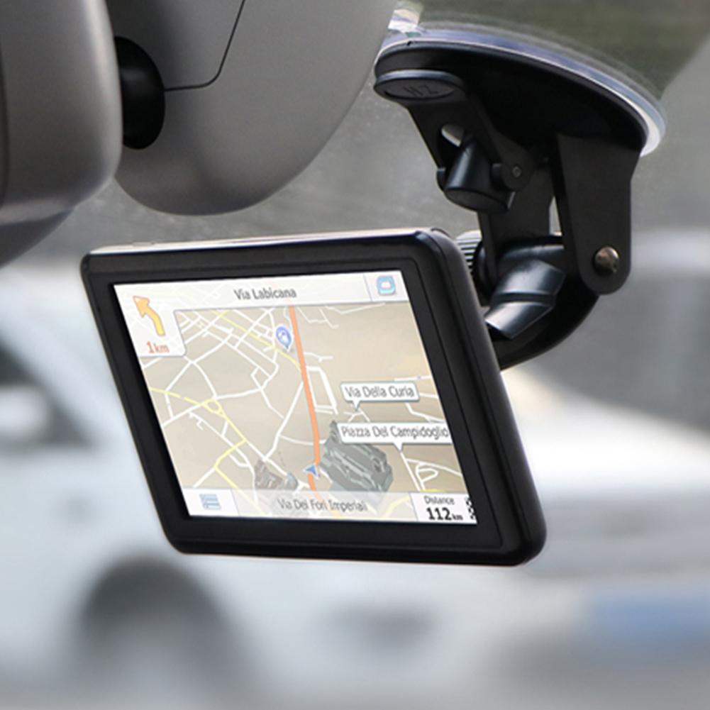 1 sæt bil gps navigering usb opladning billader praktisk fm-sender navigator 5.0 tommer gps-enhed
