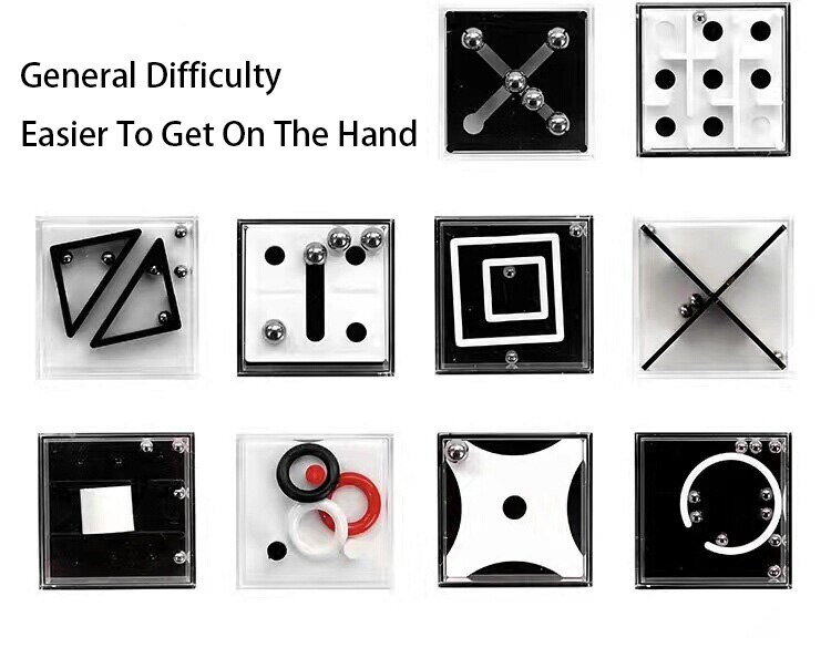 neue Zappeln Kasten Dekompression Banlance Anti SpannungsarmglüHenne Angst Entspannen Übung Hände-auf Gleichgewicht Kraft Puzzle Spiel Spielzeug: A