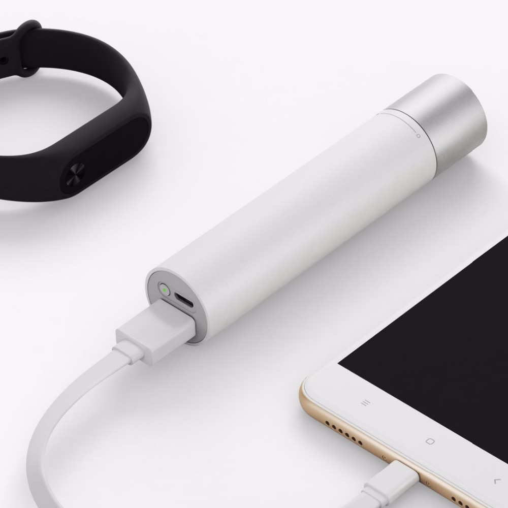 Xiaomi-linterna portátil Original, con modos de luminosidad ajustables, cabezal de lámpara giratorio con carga USB de 3350mAh, para exteriores, para casa inteligente #