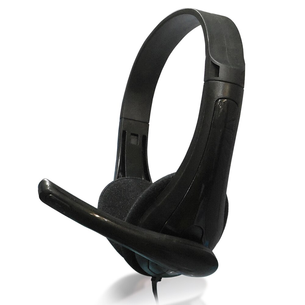 3.5mm filaire casque mouvement et Microphone mains libres jeu pour joueur casque élimination du bruit casque ordinateur portable tablette lecteur: black