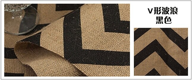Goede 1 meter X 160 cm Jute Tafelloper Jute Stof Voor Jute Stoel Sjerpen Jute Lint Hessische DIY supply: 11