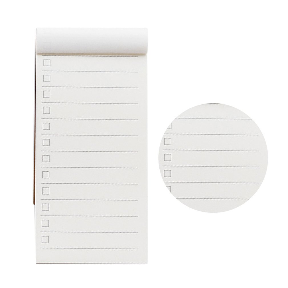 Tearable practical notes Kraft paper notebook Stationery rectangle Decoration School Kids Notebook